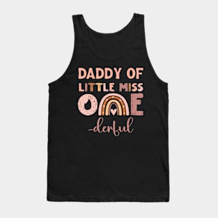 Boho Daddy of Miss Onederful 1st Birthday Girl Cute Tank Top